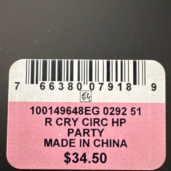 INC International Concepts Silver-Tone Rhinestone Circle Hoop Party Earrings - Picture 4 of 4